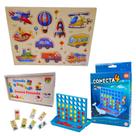 Kit Atividades 3 Brinquedos Pedagógicos - Primeira Infância