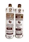 Kit Ativo Progressiva Plástica Dos Fios Café Marroquina 2x1000ml