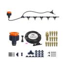 Kit Atomizador De Bico Ajustável Em Latão 30-5M Para Jardim Externo, Sistema De Irrigação Com