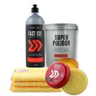 Kit Autoamerica Fast Cut + Super Polidor + Triple Wax Kit Autoamerica Fast Cut + Super Polidor + Triple Wax