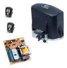 Kit automatizador motor deslizante portão kdz fit 1/4 220v 60 f17171-gct garen