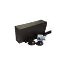 Kit Automatizador Porta Social Deslizante Com Sensor Idealle Preto Ipec