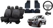 Kit Automotivo Capa de Couro Eco Spor 03-06 + Tapete + Volante Kit Automotivo Capa de Couro Eco Spor 03-06 + Tapete + Volante