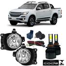 Kit auxiliar chevrolet s10 2017 18 19 2020 com super led