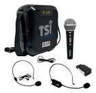 Kit Auxiliar De Voz Tsi Sv30 Jumbo Headset Com E Sem Fio