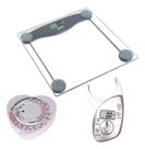 Kit Avaliação Física Nutricional Balança Digital + Adipômetro + Fita Antropométrica
