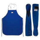 Kit Avental Cozinha Radiant Heat 90x70 Mangote Térmico 55 cm RioValley