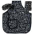 Kit Avental Infantil com Touca e Luva Menino 3 Pçs Preto e Branco Kit Avental Infantil com Touca e Luva Menino 3 Pçs Preto e Branco