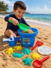 Kit Aventuras No Castelo Balde Praia Infantil Com Acessórios
