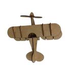kit Avião Biplano 23cm Mdf Corte Laser Personalizado, presente, lembrança