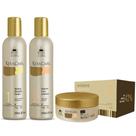 Kit Avlon KeraCare Hydrating Detangler Shampoo 240ml + Umecto 240ml + Intensive Restorative Máscara 180g