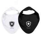 Kit Babador Bandana Botafogo Preto e Branco 2 Pçs Oficial Kit Babador Bandana Botafogo Preto e Branco 2 Pçs Oficial