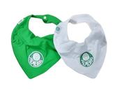 Kit Babador Bandana Palmeiras Verde e Branco Oficial Kit Babador Bandana Palmeiras Verde e Branco Oficial