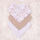 Kit Babador para Bebê Menino 3 peças Estampado Impermeável
