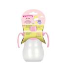 Kit Baby 01 Copo com Alça Rosa + 01 Pote Para Leite em Pó - Sanremo- Ideal Para Passeios