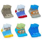 Kit baby feliz 12 pares de meias de bebê em aldodão meia infantil menino e menina 6 a 12 meses