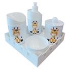 Kit Baby Higiene 3 Girafinhas c/bandeja COLORIDA