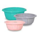 Kit Bacia Redonda Plastica Cozinha Lavanderia Vários Tamanho PMG