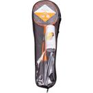 Kit Badminton 2 Raquete 3 Peteca Vollo Kit Badminton 2 Raquete 3 Peteca Vollo