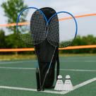 Kit Badminton 2 Raquetes e Petecas com Bolsa Transporte Kit Badminton 2 Raquetes e Petecas com Bolsa Transporte