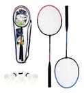 Kit Badminton 4 Raquetes + 6 Petecas + Bolsa Envio Imediato