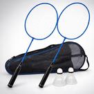 Kit Badminton com 2 Raquetes 2 Petecas e Bolsa