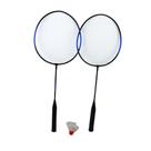 Kit Badminton Com 2 Raquetes e 1 Peteca