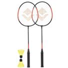 Kit Badminton Completo 2 Raquetes e 2 Petecas VB003 Vollo Sports