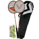 Kit Badminton Raquetes Petecas VB002 Vollo Ideal Escolas Kit Badminton Raquetes Petecas VB002 Vollo Ideal Escolas