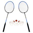 Kit Badminton Tenis Raquetes + Petecas Esporte Beach Tenis Profissional Envio Imediato