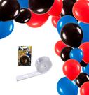 KIT Balão Arco descontruído decoração Homem Aranha 151 pçs
