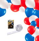 KIT Balão Arco descontruído decoração Patrulha Canina 151pçs