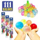Kit Balão De Água Mágico Com 111 Bexigas Que Não Precisa Amarrar