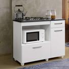 Kit Balcão Com Forno 48 Litros 110v e Fogão Cooktop 5 Bocas