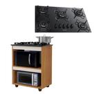Kit Balcão Cooktop Turim com Fogão 5 Bocas Itatiaia Itacook Premium Kit Balcão Cooktop Turim com Fogão 5 Bocas Itatiaia Itacook Premium