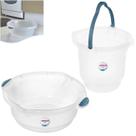 Kit Balde 12 Litros Bacia Plástica Para Limpeza De Casa Lavanderia - Sanremo