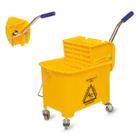 Kit Balde 20 litros Espremedor TURBO cabo Aluminio com 3 Refis Profissional