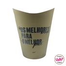Kit Balde de Gelo 6 litros + Caneca de vidro 300 ml Especial Dia dos Pais Presente Uatt
