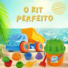 Kit Balde de Praia Areia E Caminhão Caçamba Kit Balde de Praia Areia E Caminhão Caçamba