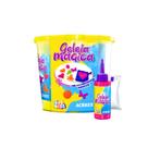 Kit Balde Divertido de Geleia Magica 4 Cores Premium