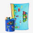 Kit balde+manta super mario - Zona criativa