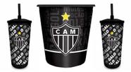 Kit Balde Pipoca + 2 Copos Pvc Times de Futebol sortidos Cor:Atlético Mineiro Kit Balde Pipoca + 2 Copos Pvc Times de Futebol sortidos Cor:Atlético Mineiro