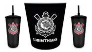 Kit Balde Pipoca + 2 Copos Pvc Times de Futebol sortidos Cor:Corinthians Kit Balde Pipoca + 2 Copos Pvc Times de Futebol sortidos Cor:Corinthians
