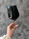Kit ballet tacas para vinho em cristal preto 2pc 540ml