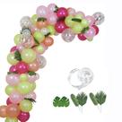 Kit Balloon Arch, 85 unidades de papel alumínio colorido de látex com lantejoulas com acesso