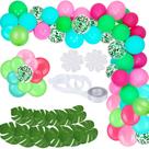 Kit Balloon Arch, aniversário de casamento, 90 unidades, verde, azul, rosa