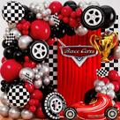 Kit Balloon Arch: carro de corrida SHERYL DECOR ALL-IN-1 com troféu e 2