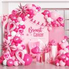 Kit Balloon Arch EASUTE Breast Cancer Awareness 136 unidades