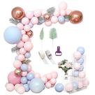 Kit Balloon Arch Garland, 120 unidades de látex rosa Macaron