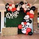 Kit Balloon Arch Garland 81 unidades de balões de látex com tema de vaca